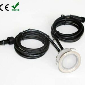 Mini spot led encastré bois