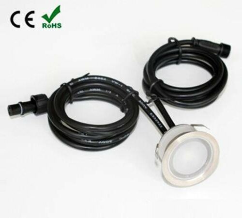 Mini spot led encastré bois