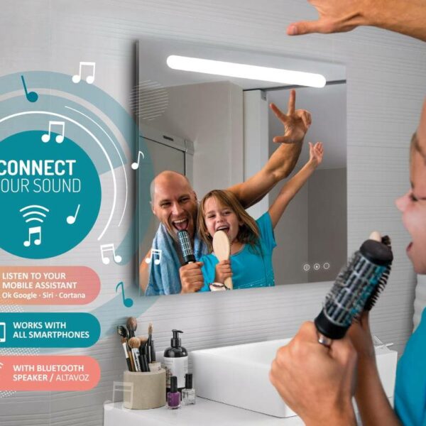 MIROIR BLUETOOTH LINA