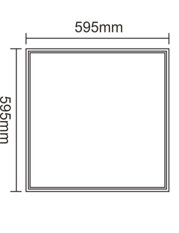 DALLE LED PRISMATIQUE TRICOULEUR