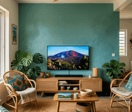 5 idées pour un coin TV tendance à La Réunion